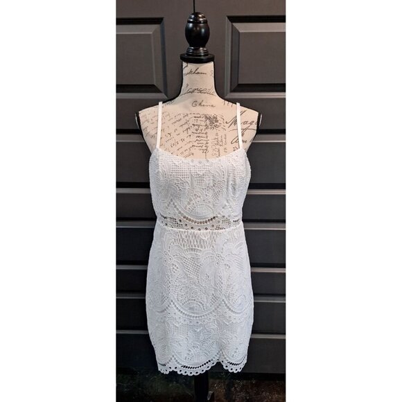 EUC Lilly Pulitzer Risette Lace Dress/Pre-owned, Size 10 - Picture 1 of 9